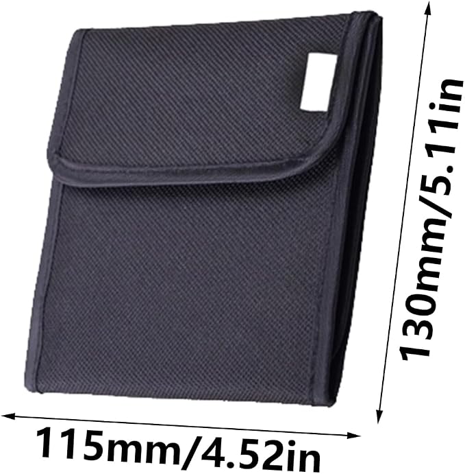 Camera Filter Pouches Lens Filter Case for Up to 82mm Circular and Square Foldable Canvas Bag for Travel Use - Image 7