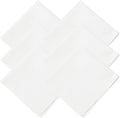 uxcell 6 Pcs Microfiber Cleaning Cloth for Glasses, 8 x 8 Inch Eyeglass Cleaning Cloth, Glasses Cleaner Wipes for Electronics Lenses Screens Cameras Cell Phones, Light White by uxcell