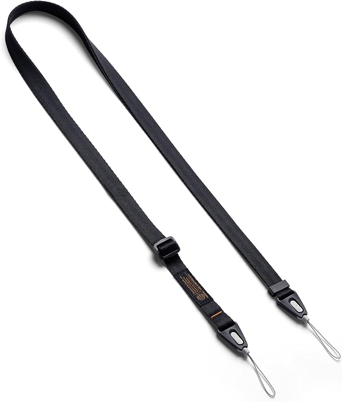 Ringke Phone Lanyard for iPhone 17 Pro Max and Most Smartphones [One-Touch Buckle] Shoulder Strap Adjustable Sturdy Universal Phone Crossbody Neck Lanyard for Travel Essentials - Black by Ringke