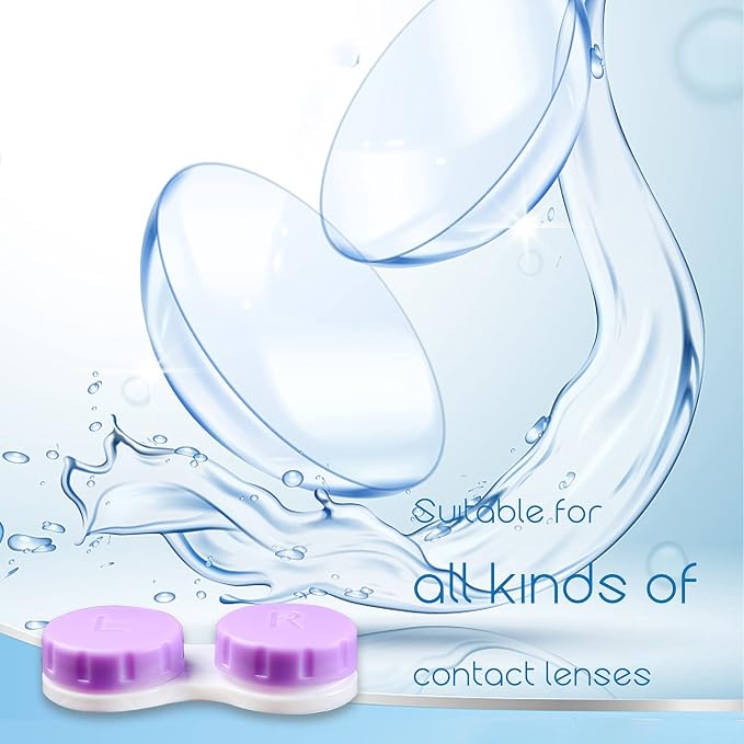 Aoutrow 16 Pack Contact Lens Case Box, Colorful Bulk Box Holder Container, Contact Lens Case Set,Portable, Travel-Friendly - Image 5
