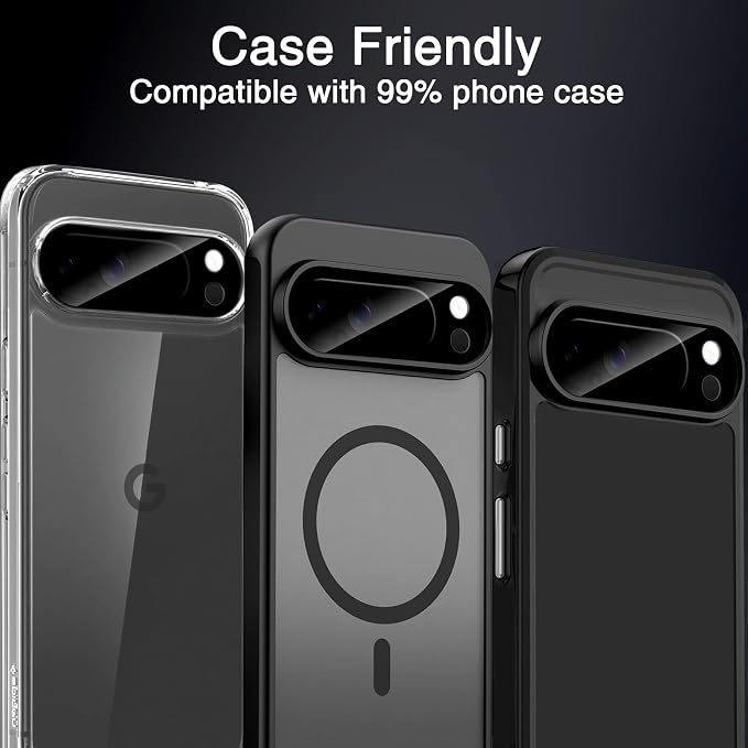Wiaocit Tempered Glass Camera Lens Protector for Google Pixel 10 Pro | 4 Pack, 9H Hardness, Ultra HD, Anti-Scratch, Case Friendly - Image 6