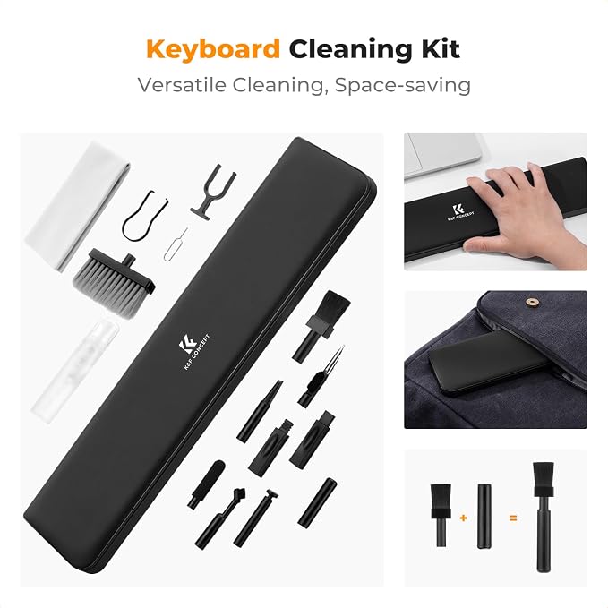 K&F CONCEPT 22 in 1 Electronics Cleaning Kit for Phone, Keyboard, Laptop | Multi-Cleaning Tools, Remove Dirt In Crevices and Holes, Clean Oil and Fingerprints, All-in-One Design, Wide Application - Image 3