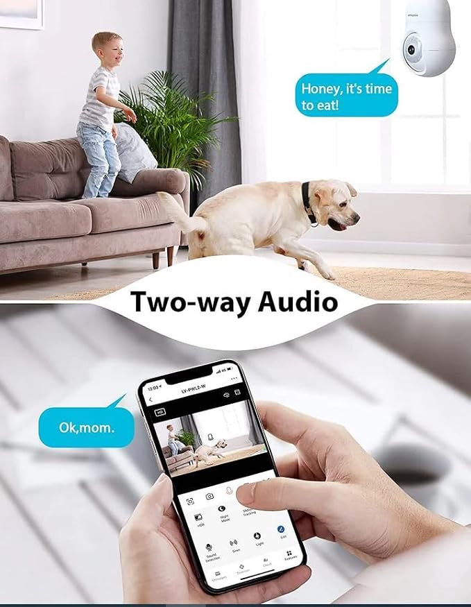 LaView 4MP Bulb Security Camera 2.4GHz,360° 2K Security Cameras Wireless Outdoor Indoor Full Color Day and Night, Motion Detection, Audible Alarm, Easy Installation, Compatible with Alexa - Image 10
