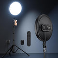 Large Ring Light with Stand, 72“ Tripod with Ring Light, 6500K Full-Screen Ringlight Tripod for iPhone with Phone Holder, Selfie Light for Makeup, Barber, Video Recording, Photography by Weilisi