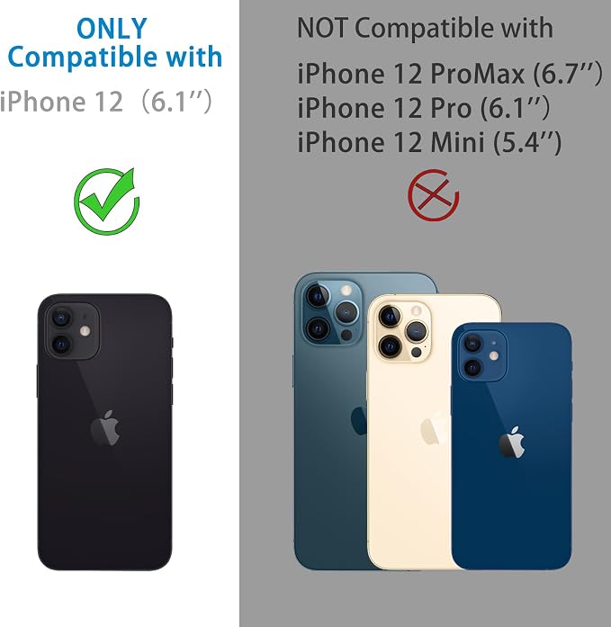Dengduoduo 3 Pack Tempered Glass Camera Lens Protector for iPhone 12 6.1" Bling Glitter Sparkle, Ultra HD, 9H Hardness, Anti-Scratch, Case Friendly, Easy to Install [No Affect on Night Shots] - Image 2