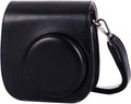 Phetium Mini 13 Camera Case for Fujifilm Instax Mini 13 12 Camera-Black | Mini Camera Protective Case,PU Leather Bag,Photo Storage Pocket,Adjustable Shoulder Strap,Magnetic Flip by Phetium