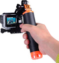 Suptig Trigger Waterproof Pistol Shutter Trigger Kit Floating Hand Grip for GoPro Hero 8 Hero 7 Hero 6 Black Gopro Hero 5 Hero 4 Hero 3+ Hero 3 Hero+LCD Yi Action Yi 4k Yi 4K+ Action SJCAM Cameras by Suptig