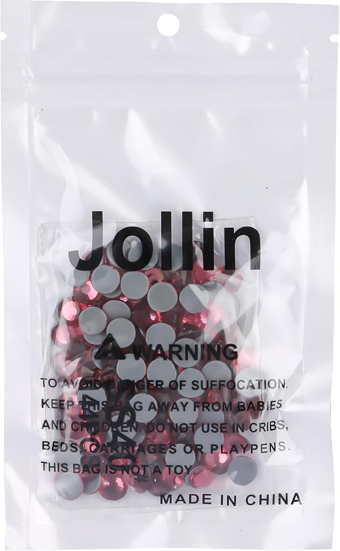 Jollin Hotfix Rhinestones Flatback Crystal Gems 8.4mm SS40, Rose | 144pcs Hot Fix Crystals Glass Rhinestones for Bedazzling, Crafting, Clothes, Shoes & Accessories DIY Decoration - Image 7