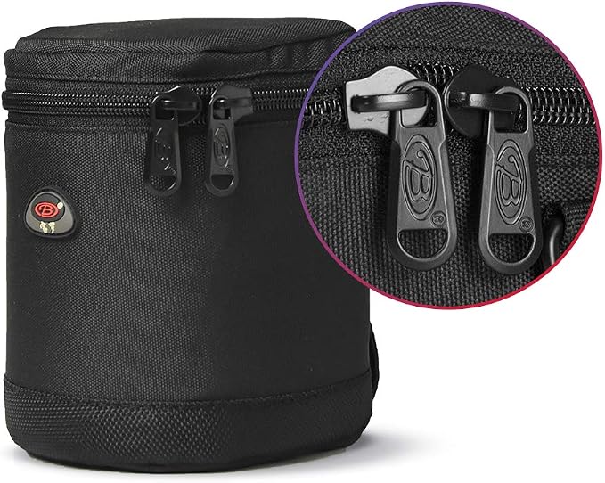 DSLR Lens Case Pouch for Small Camera Lens, Fits Up to 3.35" x 4.53" | Padded Lens Pouch – Water-Resistant, Zip Closure, Shoulder Strap, Fits Small DSLR Lenses, Ideal for Travel & Storage - Image 4