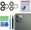 Original Back Rear Camera Lens Glass Replacement for iPhone 11 Pro Max and iPhone 11 Pro with Pre-Installed Adhesive and Repairing Toolkit by Perzework