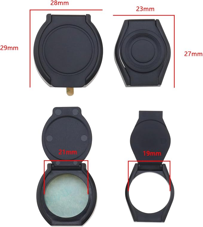 Create idea 6PCS Privacy Shutter Lens Caps Webcam Lens Cover Protective Caps Self-Adhesive Hood for Webcam Laptop Protecting Privacy and Security Black - Image 4