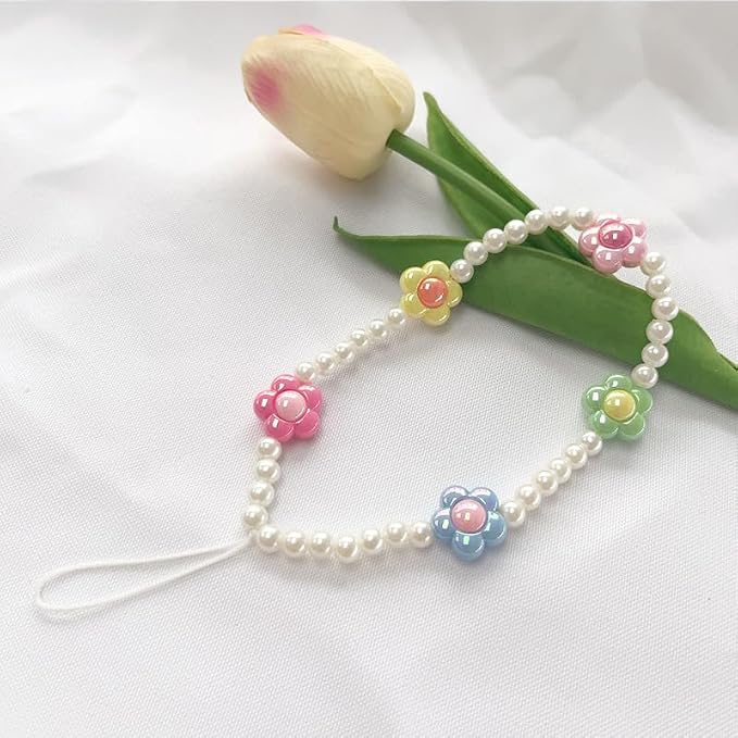Beaded Camera Wrist Strap Cute Digital Camera Charm Lanyard, Phone Wristlet Charms, Phone Chain for Camera - Image 6