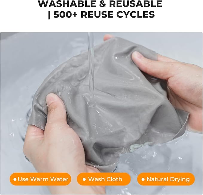 K&F CONCEPT Microfiber Lens Cleaning ClothX30,Glasses Cleaning,High Density | Individually Packaged,Percision Cleaning,Washable And Reusable,for Eyeglasses,Camera Lens,Screen Cleaning,White & Grey,MC01 - Image 5