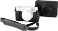 SMALLRIG Leather Half Case for FUJIFILM X100VI, Flip Cover, Shoulder Strap | Genuine Leather Material, Portable and Protecting (Black) by SmallRig