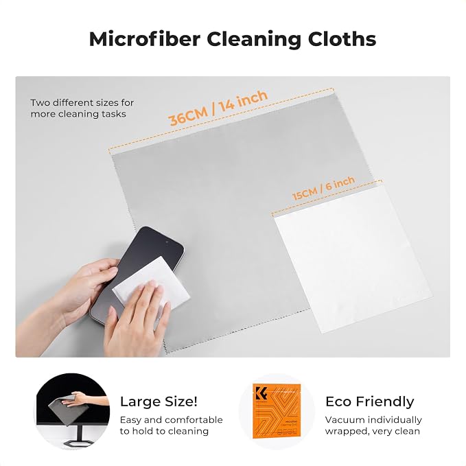 K&F CONCEPT 25 in 1 Camera Pro Cleaning Kit, APS-C Lens and Sensor Cleaner | 16mm Vac-Sealed Swabs,Lens Pen,60 and 20ML Lens Cleaner,Cloth,Blower,Hard Case, for Canon Nikon Sony DSLR Mirrorless,MK03 - Image 8