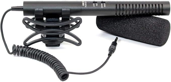 Azden SGM-990+I Supercardioid/Omni Shotgun Microphone with 2-Position Switch | 2-Position Switch by AVBcable.com