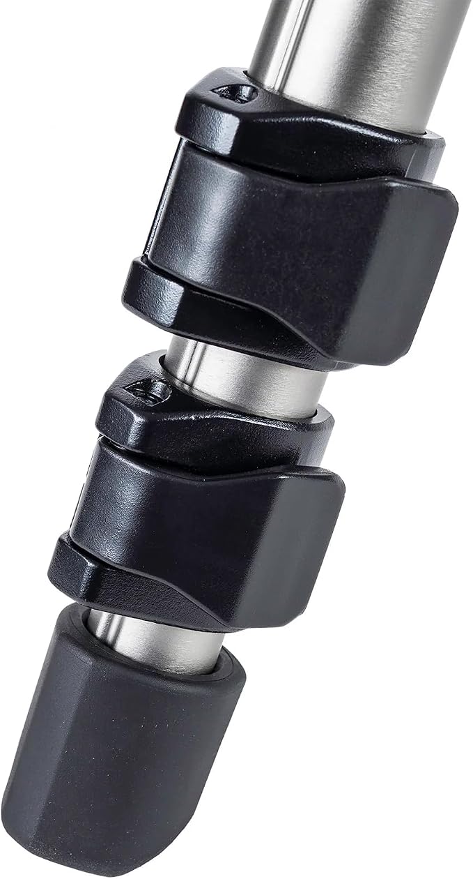 SLIK PRO 700 DX Silver Tripod Legs 71" Tall (615-317) - Heavy Duty AMT Alloy Legs Support up to 44lbs of Heavy telephoto Lenses, Spotting scopes, and Professional Filmmaking Cameras - Image 10