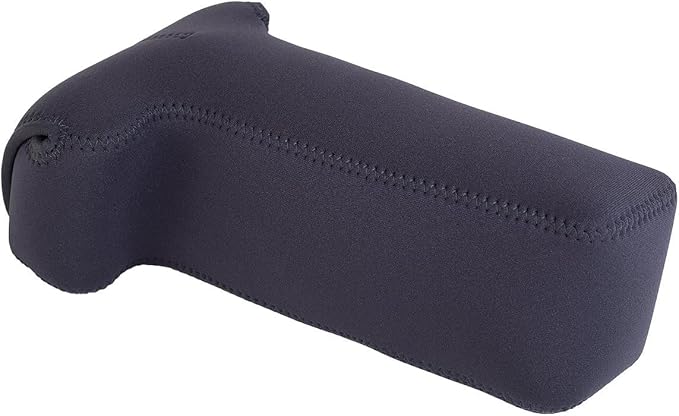 OP/TECH USA Soft Pouch – Compact digital camera case, lightweight accessories pouch, sleek neoprene sleeve for DSLR, perfect for backpacks & travel – durable protection in style D-SLR Tele| Black by OPTECHusa
