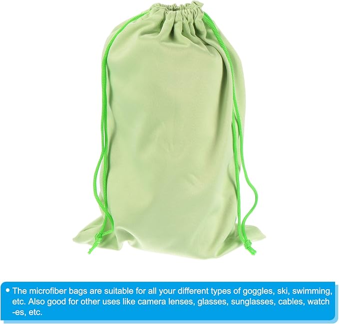 PATIKIL Ski Goggle Bag, Microfiber Snow Goggles Case Storage Sleeve Drawstring Pouch - Image 4