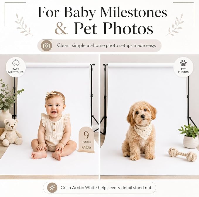 Yizhily Scarlet Photo Backdrop, Seamless Paper, 53 in x 32.8 ft | Product photography; creative sets; event portraits; tabletop shoots; small studio photoshoots - Image 6