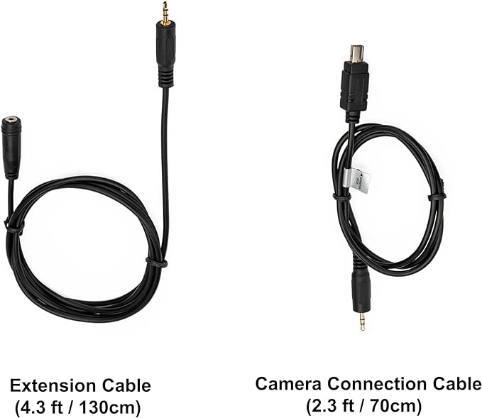 Kiwifotos MC-DC2 Remote Switch Shutter Release Cord for Nikon Z7 Z7II Z6 Z6II Z5 D750 D780 P1000 D7500 D7200 D5600 D5500 D5300 D5200 D5100 D5000 D3300 D3200 D7000 D7100 D610 D600 & More Nikon Camera | for Nikon D780 Z6III Z6II Z6 Z7 II P1000 D7200 D560... - Image 3