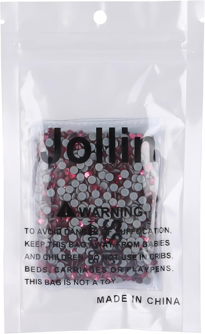 Jollin Hotfix Rhinestones Flatback Crystal Gems 4mm SS16, Rose | 1440pcs Hot Fix Crystals Glass Rhinestones for Bedazzling, Crafting, Clothes, Shoes & Accessories DIY Decoration - Image 7