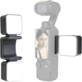 Pocket3 LED Light for DJI Osmo Pocket 3, 3 Color Modes/Brightness | Rechargeable Mini LED Video Fill Light, Adjustable Magnetic Selfie Light for Pocket 3 Selfie Vlog Recording, Makeup, TikTok by UTEBIT