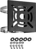 WiTi Universal Vertical Pole Mount for Security Camera, Solid Metal Mounting Corner Bracket with 2 Loops, Suitable for CCTV Cameras LED Wall/Stage Lights, Solar Panels by WiTi