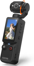 Vlogging Camera, Mini Camcorder, Portable Handheld Video Camera | Mini camcorder with 180° rotating lens, 7-hour battery, 32GB card, one-button recording for travel and daily moments by Unknown