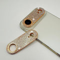2 Pack Glitter Camera Lens Cover Protector for iPhone 17Air，Metal Bling Diamond Camera Lens Cover Sticker Protector (for iPhone 17Air-Rose gold) by GSRYPC