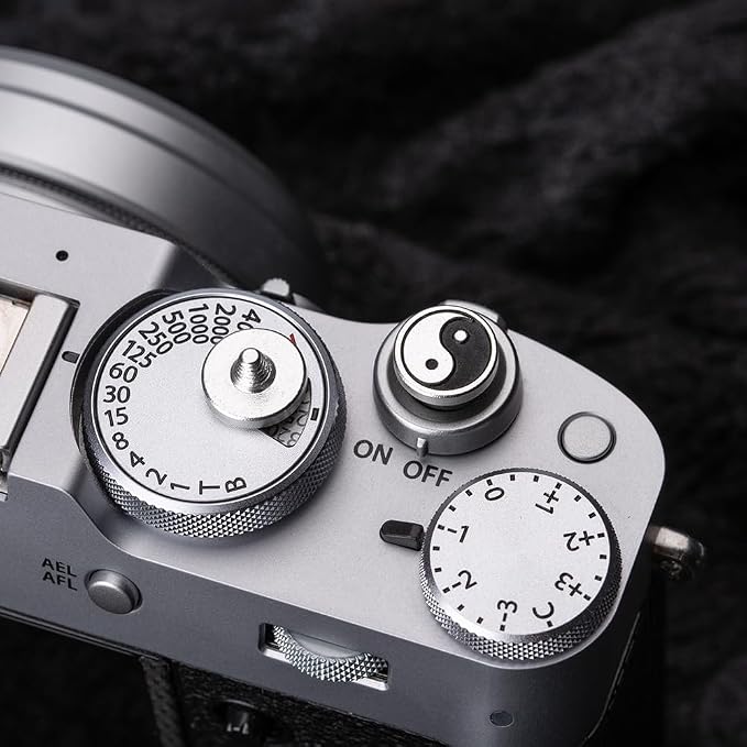 Camera Soft Release Button, Shutter Button for Fujifilm X-T5 X-T4 X-T3 X-T30 X-T30 II X-T20 X-PRO3 X100VI X100V X-E4 X-E3 for Nikon zf (Eight Diagrams Button) - Image 5