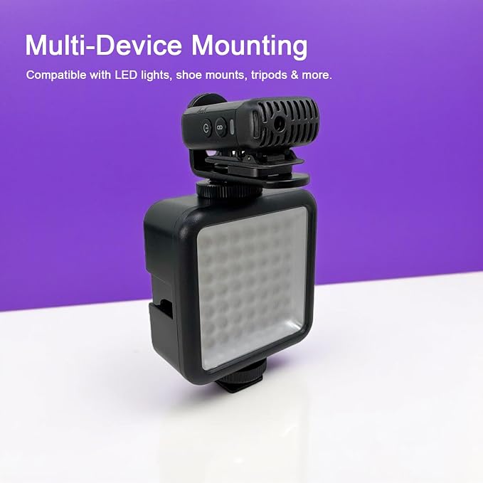 Cold Shoe Camera Mount Adapter for DJI Mic 3 Mini 2 1 Rode Go II Micro Hollyland Lark Synco Insta360 X5 Air Mic Wireless Lavalier Magnetic Microphone Transmitter Receiver Clip Clamp Accessories - Image 8