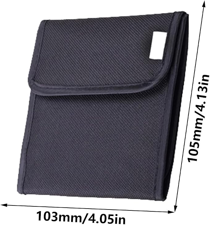 Camera Filter Pouches Lens Filter Case for Up to 82mm Circular and Square Foldable Canvas Bag for Travel Use - Image 6