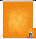 Kate Orange Photography Backdrops Abstract Photo Backdrop Poratrait Background for Photoshoot, 8x10ft by KateBackdropforPhotography