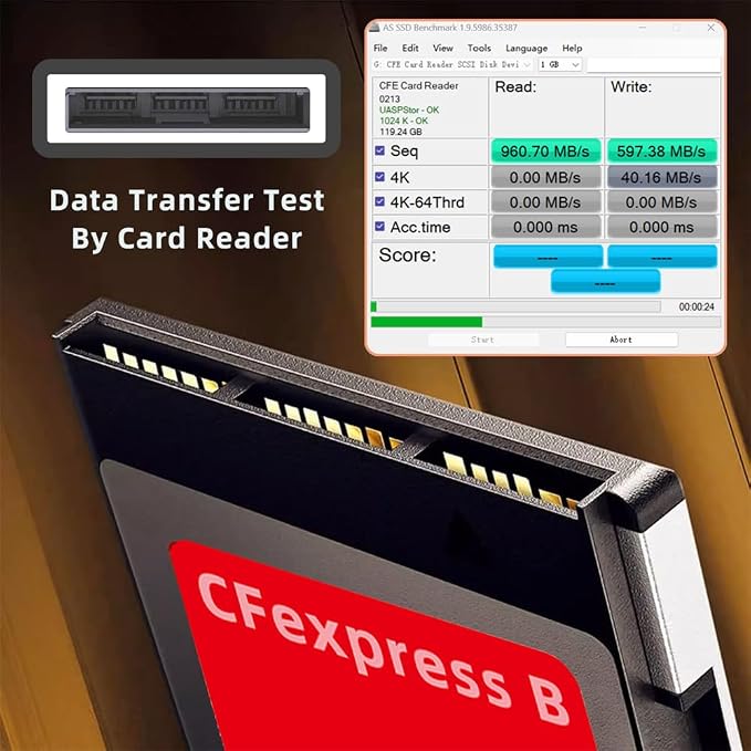 xiwai CF-Express Type-B to NVME 2230 NGFF M-Key Memory Card Kit Case CFE CFB Adapter Compatible with XS Camera 8K RAW PCIe Expansion - Image 7