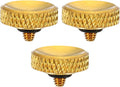 PATIKIL Camera Shutter Button, 3 Pack Soft Shutter Release Button Pure Copper Camera Button Carved Suitable for Nikon for Fujifilm for Leica DSLR/SLR Camera, Golden by PATIKIL