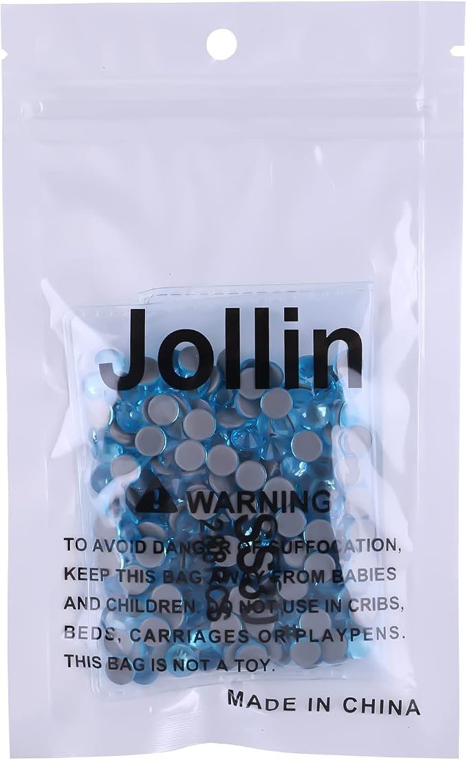 Jollin Hotfix Rhinestones Flatback Crystal Gems 6.4mm SS30, Aquamarine | 288pcs Hot Fix Crystals Glass Rhinestones for Bedazzling, Crafting, Clothes, Shoes & Accessories DIY Decoration - Image 7
