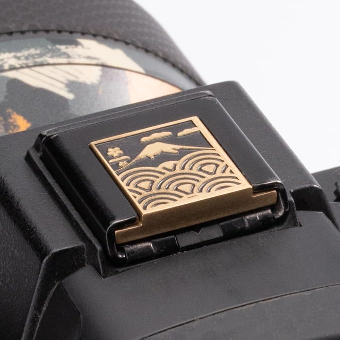 Sea Wave Fuji Pattern Camera Metal Hot Shoe Cover for Sony A1 A7C A7CR A7CII A7R A7M2 A7M3 ZV-E10 II ZV-1II (Copper Alloy-for Sony) - Image 2