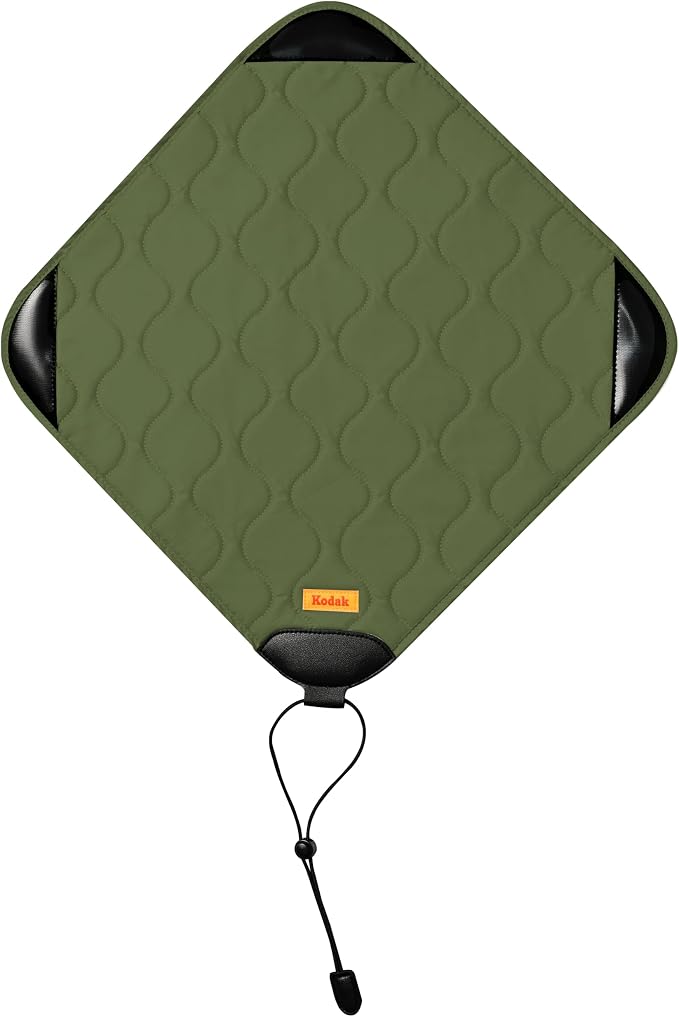 KODAK Camera Wrap Size L 38.5x38.5cm - Water-Resistant, Anti-Scratching and Dust-Free Protective Cloth for SLR Camera, Tele Lens (Olive) [ONE item] - Image 3