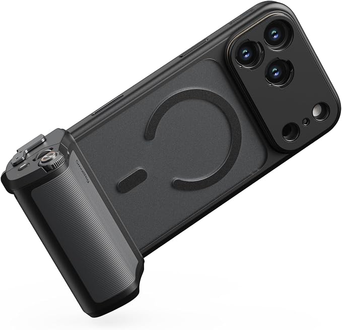 SmallRig FilMov Photography Grip+Phone Case Kit for iPhone 17 Pro, Ergonomic Grip with Shutter & Zoom, Built 3400mAh Battery Wireless Remote, Phone Creator Kit for Filmmaking, Selfie, YouTube-5553 by SmallRig