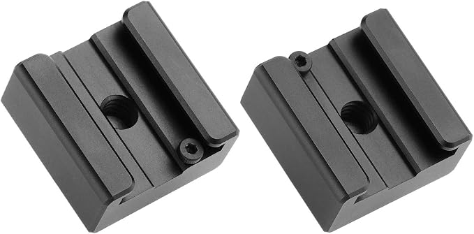 Updated Anwenk Flash Cold Shoe Mount Adapter Flash Shoe Mount Flash Stand Adapter with 1/4"-20 Tripod Screw Thread for Camera Flash Nikon Canon Olympus Panasonic Speedlite Flash, 2Pack - Image 6