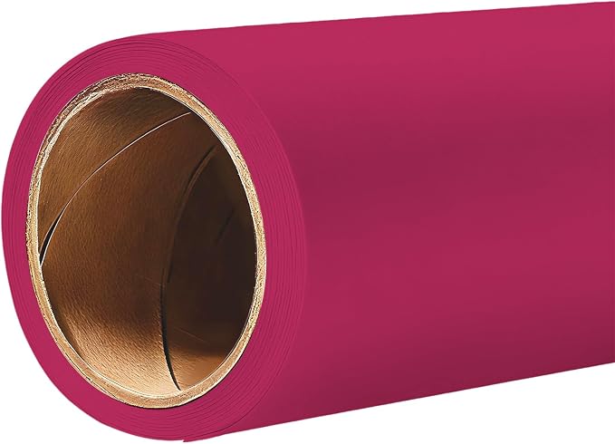 YSKE-Seamless Dusty Rose Paper Backdrop Roll for Photography, Photo Background,Roll of Paper with Backdrop Cover for Background Stand,Thick Anti-Wrinkle Matte(53''x16.4',Dusty Rose/Mauve) by YSKE