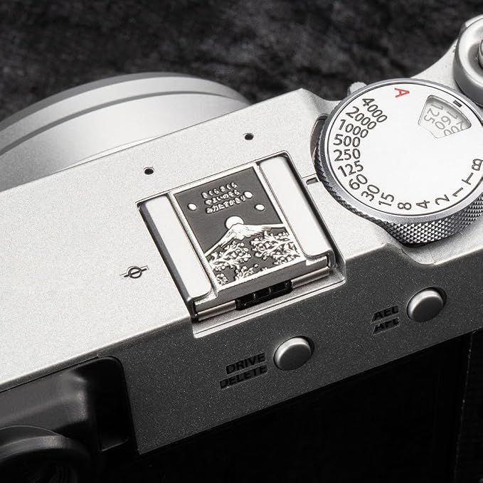 Falling Cherry Blossoms Camera Metal Hot Shoe Cover for Fujifilm x100vi xpro1 xt50 xt30 xm5 xe5 for Nikon zf zfc df (Aluminum Alloy-Hot Shoe Cover) - Image 4