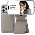 MOFT Phone Tripod Stand, Portable Selfie Stick for iPhone, Mulit-Angle | Pocket Size | Strong Magnets l MOVAS Leather | Magsafe Compatible | Easy to Charge | Stylish |For Content Creators by MOFT