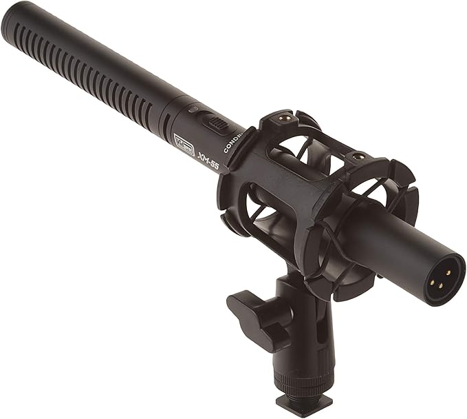 VidPro XM-55 13-Piece Professional Video & Broadcast Unidirectional Condenser Shotgun Microphone Kit - Complete Set Includes 2 Mounts Adapters Cables and More Perfect for Indoor and Outdoor Recording - Image 4