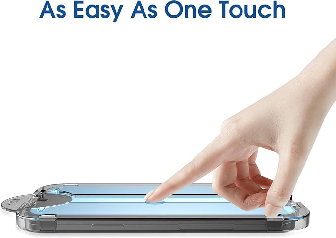 amFilm OneTouch for Samsung Galaxy S24 Screen Protector 6.2" Tempered Glass | Auto-Alignment, 30s Install, Bubble Free, Scratch & Drop Protection, HD Clear, Camera Lens Protector, 2+2 Pack (S24-6.2'') - Image 8