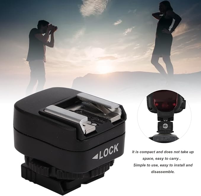 Hot Shoe Adapter, with Extra PC Sync Connection Port, Hotshoe Adapter, for A73 A9 Series Camera to for Flash - Image 4