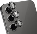 Camera Lens Protector for Samsung Galaxy S24 FE,1 Pack | Tempered Metal Glass Camera Cover Film,HD Clear,Anti-Scratch Lens Screen Protector Film,Case Friendly,Black Titanium by Unknown