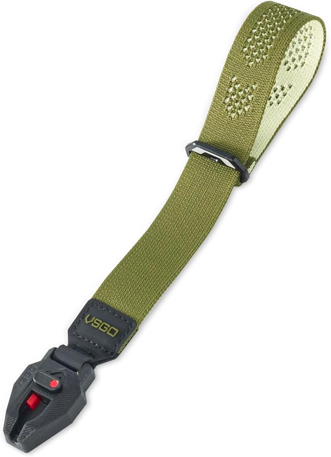 VSGO Casual Photography Wrist Strap – Patented Quick-Release, Anti-Twist, Skin-Friendly Elastic Knit, Fits Camera & Phone by VSGO