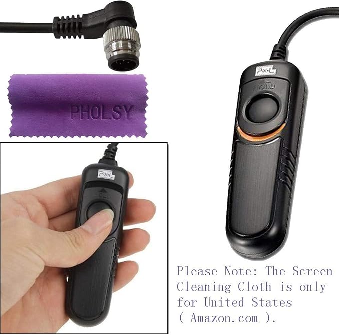 Pixel Remote Shutter Release Cable DC0 Remote Trigger Compatible with Nikon | For Nikon Z8 Z9 D3 D4 D5 D6 D800 D850 D810 D700 D500 D300 D200 F6 F100 F5 F90X F90 N90s D1X D2H D3X Replace MC-30A - Image 7